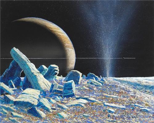 William K. Hartmann Enceladus